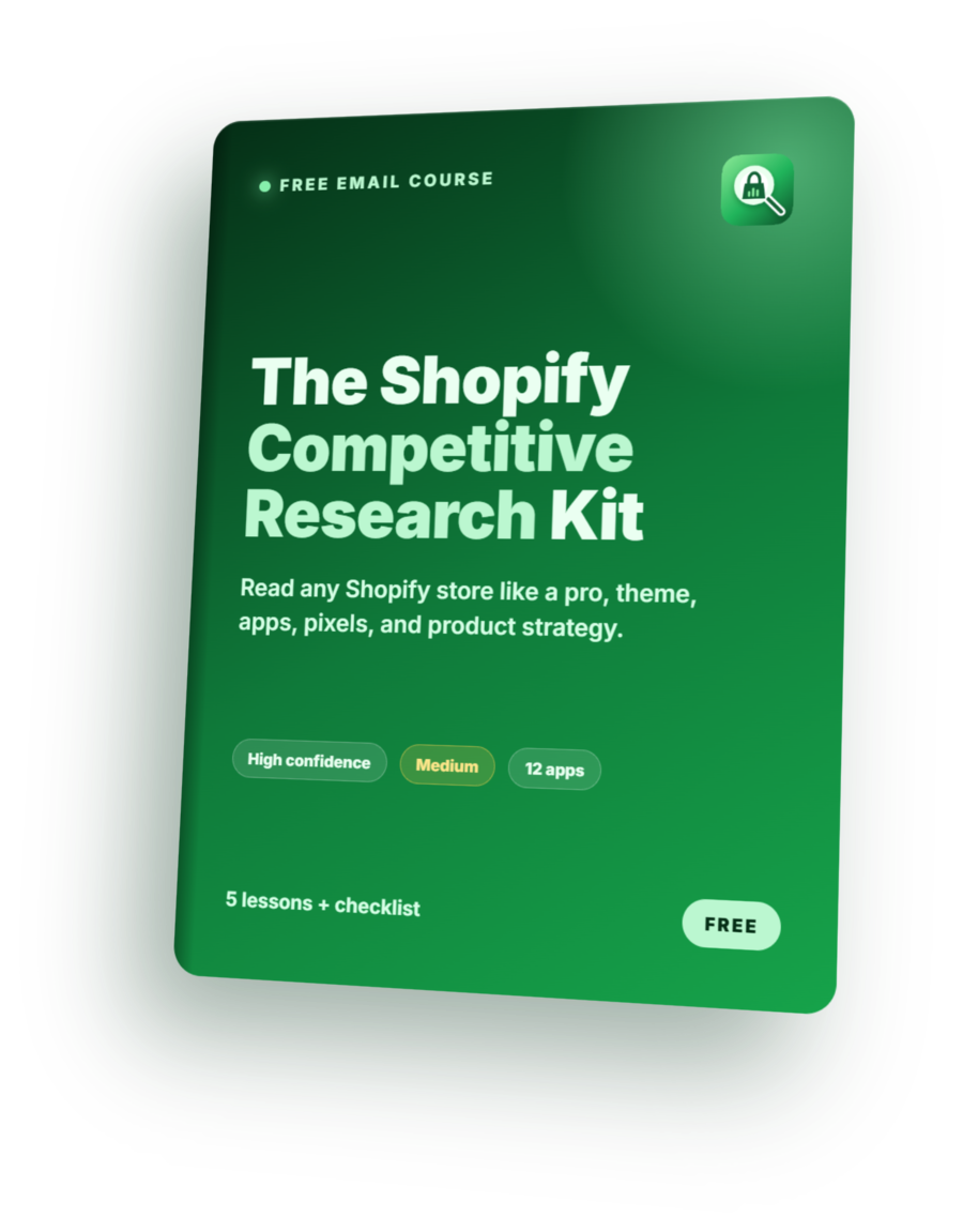 The Shopify Competitive Research Kit